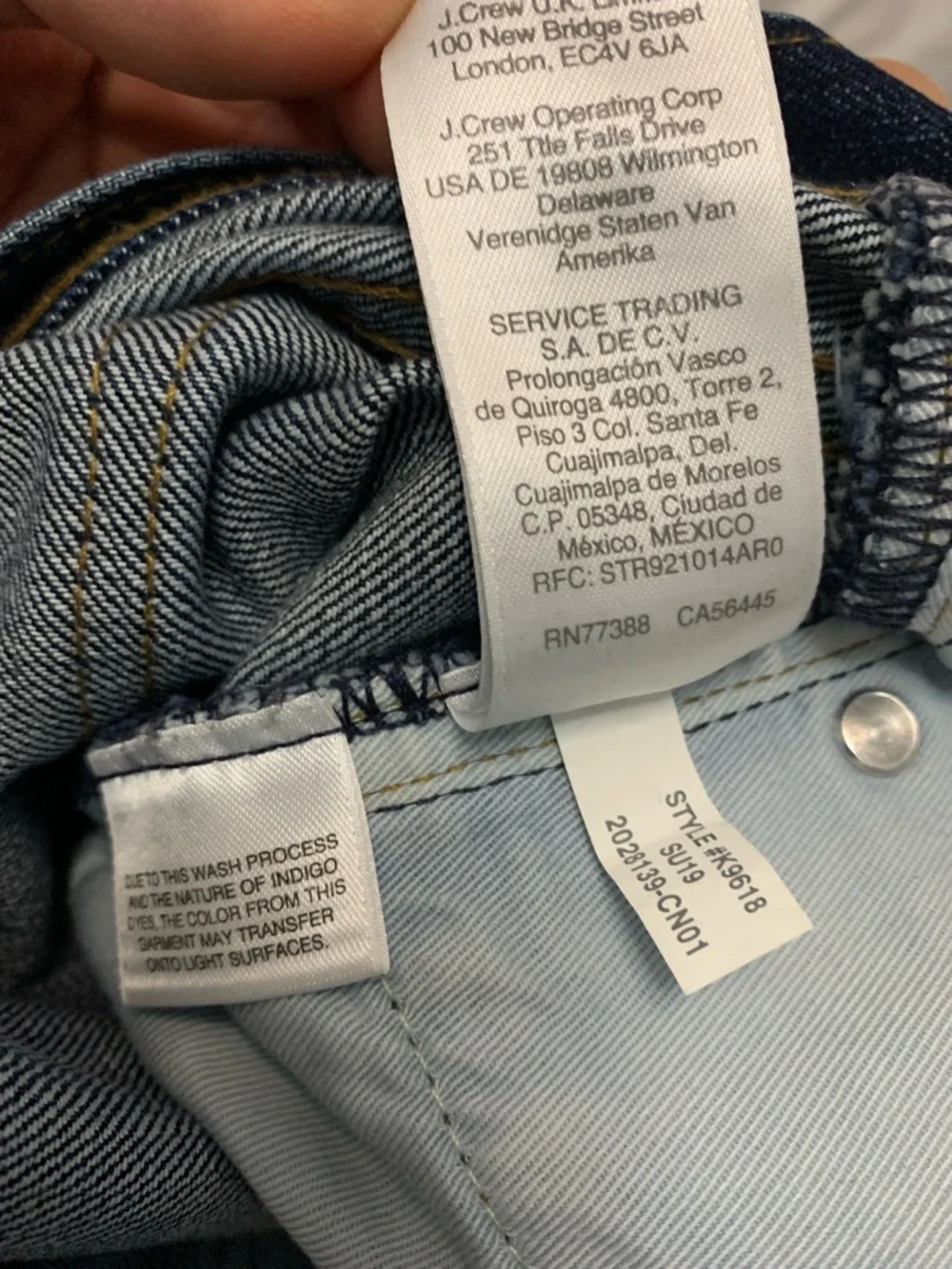 J. Crew Slim Straight Dark Indigo 30/32 Jeans